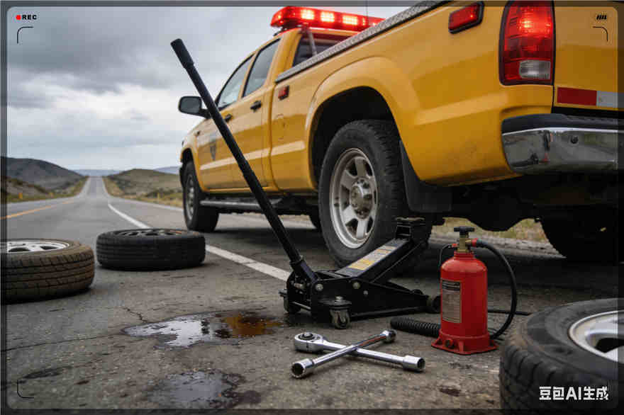 科右中旗爆胎道路救援-汽车换轮胎